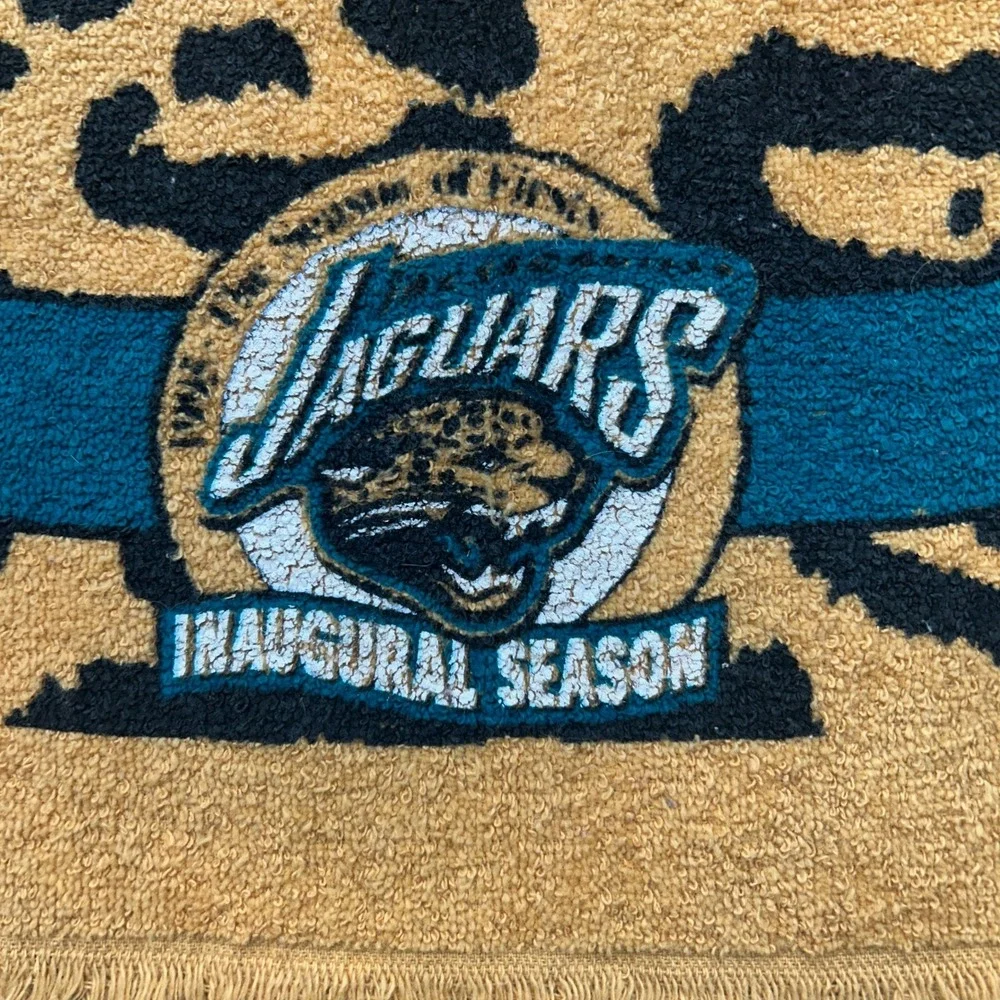 Jacksonville Jaguars Inaugural Prowl Towel NFL Promo‎ Vintage 1995 Mcarthur